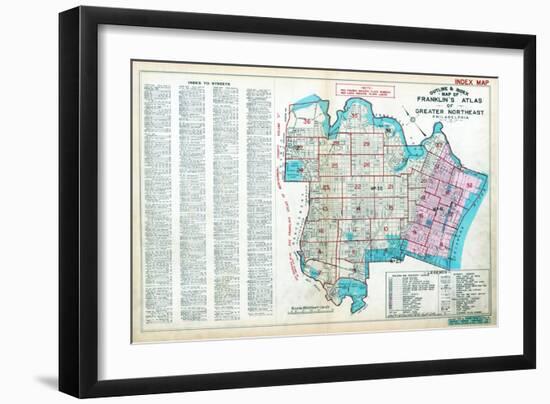 1939, North East Philadelphia, Pennsylvania, United States-null-Framed Giclee Print