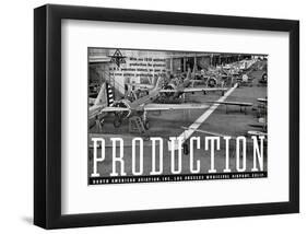 1939 Production North American ad-null-Framed Art Print