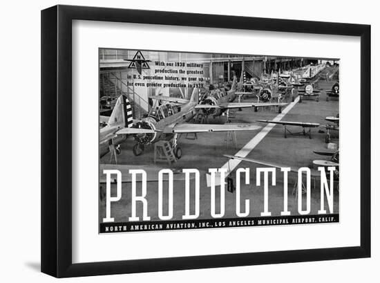 1939 Production North American ad-null-Framed Art Print