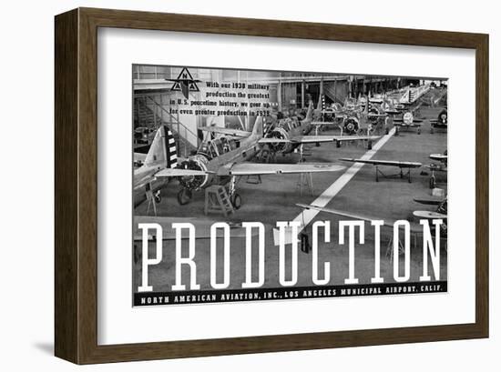 1939 Production North American ad-null-Framed Art Print