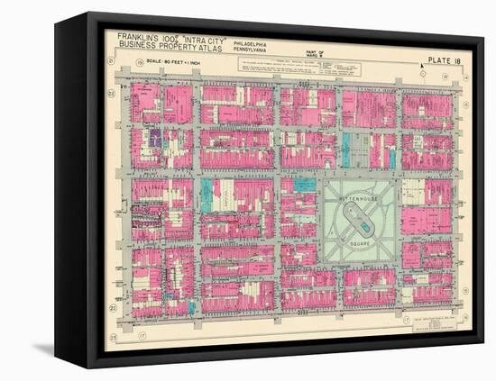 1939, Rittenhouse Square, Philadelphia, Pennsylvania, United States-null-Framed Stretched Canvas