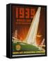 1939 San Francisco Golden Gate Exposition World's Fair Poster-null-Framed Stretched Canvas