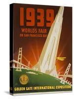 1939 San Francisco Golden Gate Exposition World's Fair Poster-null-Stretched Canvas