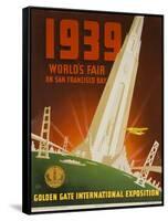 1939 San Francisco Golden Gate Exposition World's Fair Poster-null-Framed Stretched Canvas