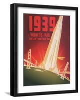 1939 World's Fair on San Francisco Bay-Shawel, Nyeland & Seavy-Framed Giclee Print