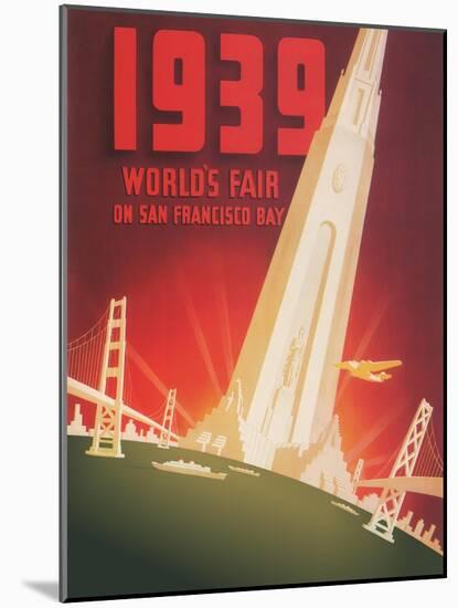 1939 World's Fair on San Francisco Bay-Shawel, Nyeland & Seavy-Mounted Giclee Print