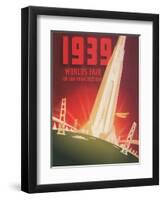 1939 World's Fair on San Francisco Bay-Shawel, Nyeland & Seavy-Framed Giclee Print