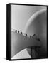 1939 World's Fair Visitors Entering the Perisphere-Alfred Eisenstaedt-Framed Stretched Canvas