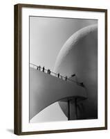 1939 World's Fair Visitors Entering the Perisphere-Alfred Eisenstaedt-Framed Photographic Print