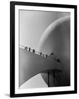 1939 World's Fair Visitors Entering the Perisphere-Alfred Eisenstaedt-Framed Photographic Print