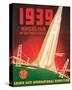 1939 Worlds Fair on San Francisco Bay-null-Stretched Canvas