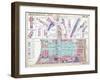 1939, Zone Map, Philadelphia, Inner City, Pennsylvania, United States-null-Framed Giclee Print