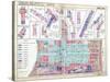 1939, Zone Map, Philadelphia, Inner City, Pennsylvania, United States-null-Stretched Canvas