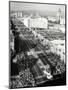 1940s-1950s Aerial View Tournament of Roses Parade Pasadena, California-null-Mounted Premium Photographic Print