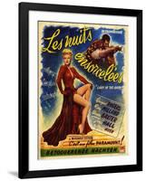 1940s France Lady In The Dark Film Poster-null-Framed Premium Giclee Print