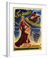 1940s France Lady In The Dark Film Poster-null-Framed Giclee Print