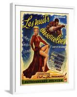 1940s France Lady In The Dark Film Poster-null-Framed Giclee Print