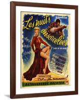 1940s France Lady In The Dark Film Poster-null-Framed Giclee Print