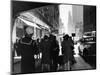 1940s Grand Central Station Men and Women Pedestrians a Sailor in Uniform Taxi and Stores 42nd St-null-Mounted Photographic Print
