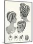 1940S Hairstyles-null-Mounted Art Print