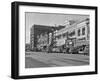 1940s Kansas Street Shopping District Cars Shops Storefronts Topeka Kansas-null-Framed Premium Photographic Print