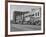 1940s Kansas Street Shopping District Cars Shops Storefronts Topeka Kansas-null-Framed Photographic Print