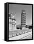 1940s Leaning Tower Pisa Tuscany, Italy-null-Framed Stretched Canvas