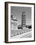 1940s Leaning Tower Pisa Tuscany, Italy-null-Framed Photographic Print