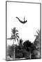 1940s MAN POISED MIDAIR ARMS OUT JUMPING FROM DIVING BOARD INTO POOL-H. Armstrong Roberts-Mounted Photographic Print