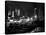 1940s Night Street Scene West 52nd Street Lights from Numerous Clubs and Nightclubs New York-null-Stretched Canvas