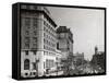 1940s Pennsylvania Avenue with Capitol Building at End Washington DC-null-Framed Stretched Canvas
