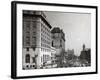 1940s Pennsylvania Avenue with Capitol Building at End Washington DC-null-Framed Photographic Print