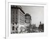 1940s Pennsylvania Avenue with Capitol Building at End Washington DC-null-Framed Photographic Print