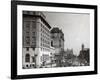 1940s Pennsylvania Avenue with Capitol Building at End Washington DC-null-Framed Photographic Print