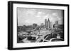 1940s Skyline of Business District of Houston Texas from City Hall-null-Framed Photographic Print