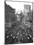 1940s Times Square Looking North from 43rd Street from the Times Building to Duffy Square Manhattan-null-Mounted Photographic Print