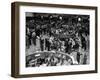 1940s Trading in Progress on Floor of New York Stock Exchange NYC-null-Framed Photographic Print