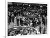 1940s Trading in Progress on Floor of New York Stock Exchange NYC-null-Framed Photographic Print