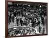 1940s Trading in Progress on Floor of New York Stock Exchange NYC-null-Framed Photographic Print