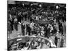 1940s Trading in Progress on Floor of New York Stock Exchange NYC-null-Stretched Canvas