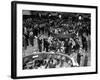 1940s Trading in Progress on Floor of New York Stock Exchange NYC-null-Framed Photographic Print