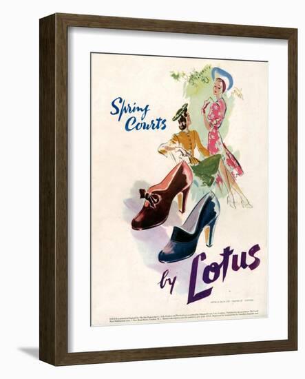 1940s UK Lotus Ltd Magazine Advert-null-Framed Giclee Print