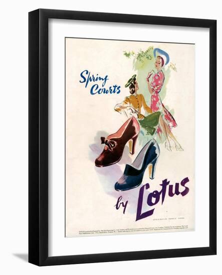 1940s UK Lotus Ltd Magazine Advert-null-Framed Giclee Print