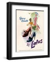 1940s UK Lotus Ltd Magazine Advert-null-Framed Premium Giclee Print