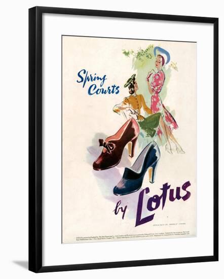 1940s UK Lotus Ltd Magazine Advert-null-Framed Giclee Print