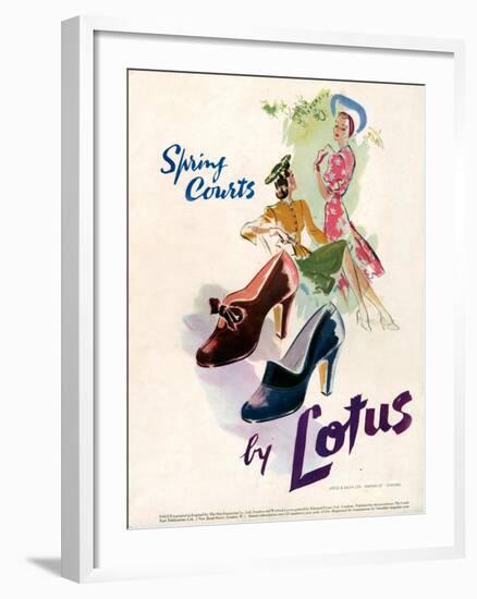 1940s UK Lotus Ltd Magazine Advert-null-Framed Giclee Print