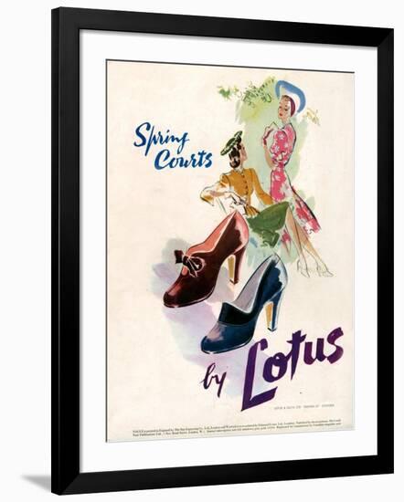 1940s UK Lotus Ltd Magazine Advert-null-Framed Giclee Print