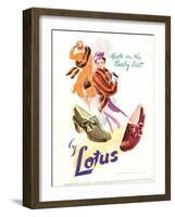 1940s UK Lotus Ltd Magazine Advert-null-Framed Giclee Print