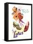 1940s UK Lotus Ltd Magazine Advert-null-Framed Stretched Canvas