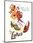 1940s UK Lotus Ltd Magazine Advert-null-Mounted Premium Giclee Print